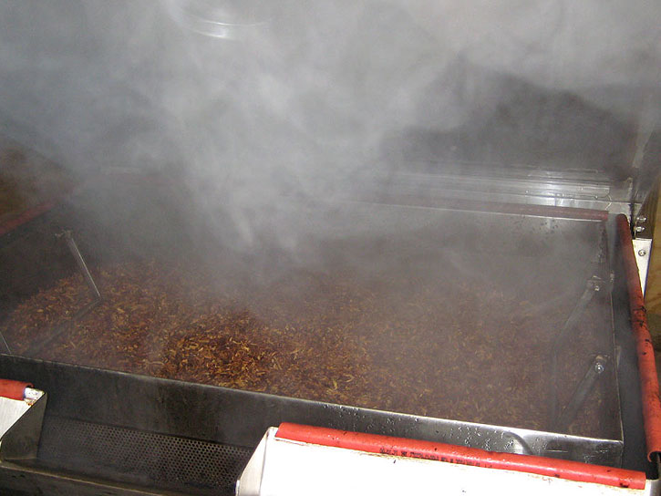 Cottura a vapore tabacco Cavendish Cottura a vapore tabacco Cavendish