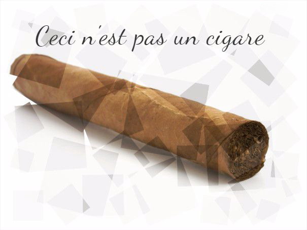 Ceci n'est pas un cigare sigaro mosaico