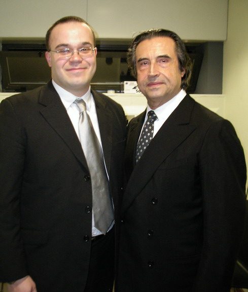 daniele e il M° Riccardo Muti