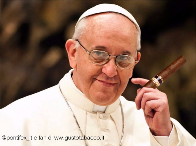 papa francesco cuba sigaro