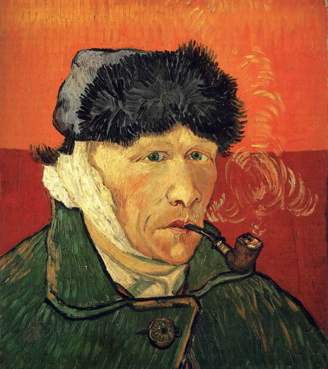 self-portrait-with-bandaged-ear-and-pipe
