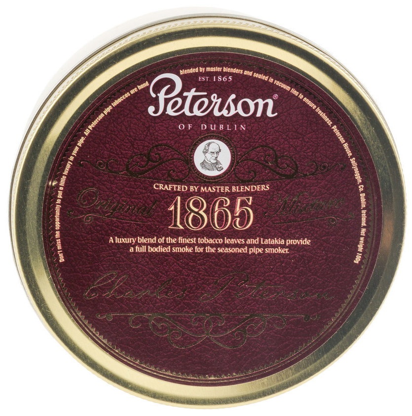 Peterson 1865 tin