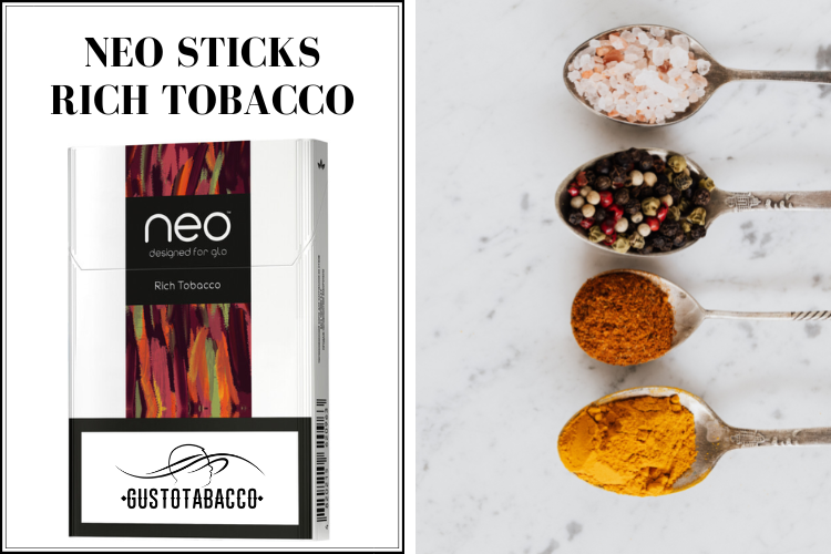 Neo Sticks Rich Tobacco Gusto Tabacco