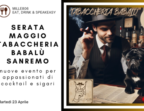 Serata Maggio Tabaccheria Babalù Sanremo cover