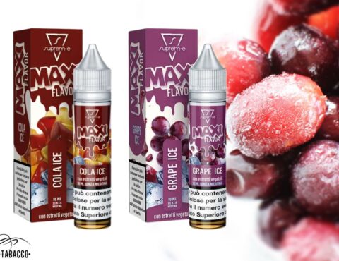 Maxi Flavour Suprem-e Cola & Grape Ice cover